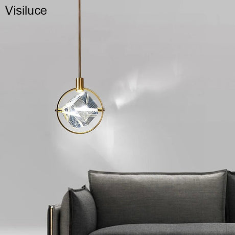 Nordic Crystal Led Pendant Lights Fixture - Hans Lumiere