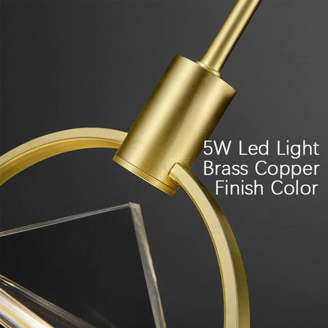 Nordic Crystal Led Pendant Lights Fixture - Hans Lumiere