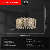 Nordic Crystal Ring Chandelier for Living Room and Dining Room - Hans Lumiere