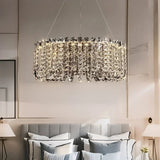 Nordic Crystal Ring Chandelier for Living Room and Dining Room - Hans Lumiere