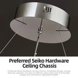 Nordic Crystal Ring Chandelier for Living Room and Dining Room - Hans Lumiere