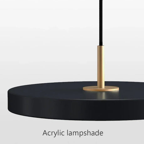 Nordic Disc Pendant Light – LED Hanging Fixture, 23–40cm - Hans Lumiere