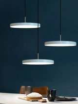 Nordic Disc Pendant Light – LED Hanging Fixture, 23–40cm - Hans Lumiere