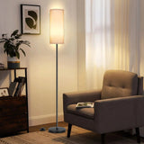 Nordic Fabric Sofa Floor Lamp – Minimalist Iron Base for Living Room & Bedroom - Hans Lumiere