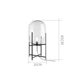 Nordic Glass Lampshade Floor LED Lamp - Hans Lumiere