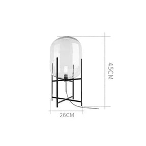 Nordic Glass Lampshade Floor LED Lamp - Hans Lumiere