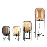 Nordic Glass Lampshade Floor LED Lamp - Hans Lumiere