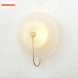 Nordic Gold Black Glass LED Wall Lighting Fixture - Hans Lumiere