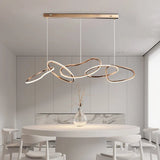 Nordic Gold LED Ring Chandelier for Dining Room and Living Room - Hans Lumiere