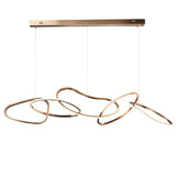 Nordic Gold LED Ring Chandelier for Dining Room and Living Room - Hans Lumiere