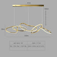 Nordic Gold LED Ring Chandelier for Dining Room and Living Room - Hans Lumiere