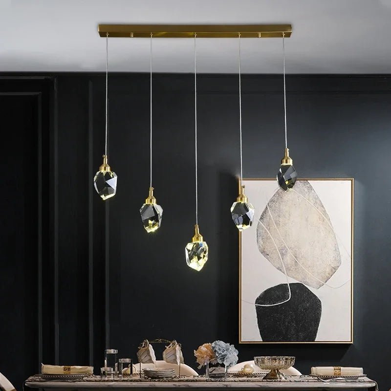 Nordic Indoor LED Crystal Pendant Lights - Hans Lumiere