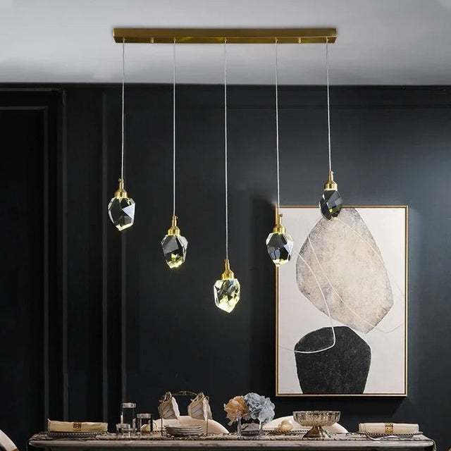 Nordic Indoor LED Crystal Pendant Lights - Hans Lumiere