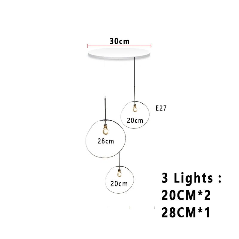 Nordic Lava Glass Multi-Color LED Cluster Pendant – Statement Chandelier - Hans Lumiere