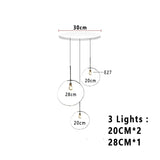 Nordic Lava Glass Multi-Color LED Cluster Pendant – Statement Chandelier - Hans Lumiere
