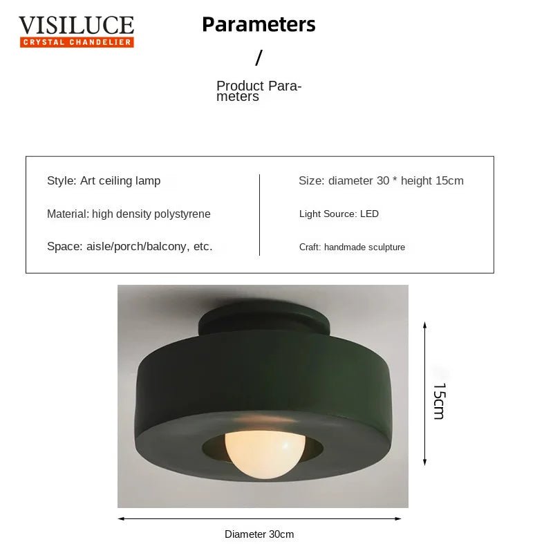 Nordic LED Ceiling Lamp Colorful Ceiling Light Fixture - Hans Lumiere