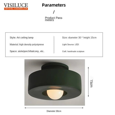 Nordic LED Ceiling Lamp Colorful Ceiling Light Fixture - Hans Lumiere