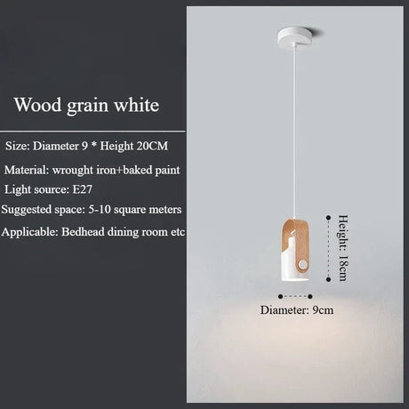 Nordic LED Pendant Light Macaron Iron Hanging Lamp - Hans Lumiere
