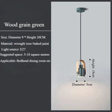 Nordic LED Pendant Light Macaron Iron Hanging Lamp - Hans Lumiere
