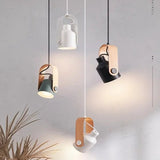 Nordic LED Pendant Light Macaron Iron Hanging Lamp - Hans Lumiere