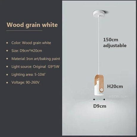 Nordic LED Pendant Light Macaron Iron Hanging Lamp - Hans Lumiere