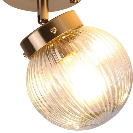 Nordic LED Track Light Glass Ceiling Lamp - Hans Lumiere