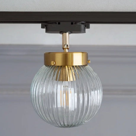 Nordic LED Track Light Glass Ceiling Lamp - Hans Lumiere