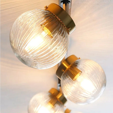 Nordic LED Track Light Glass Ceiling Lamp - Hans Lumiere