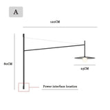 Nordic Long Pole Wall LED Lamps - Hans Lumiere