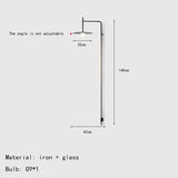 Nordic Long Pole Wall LED Lamps - Hans Lumiere