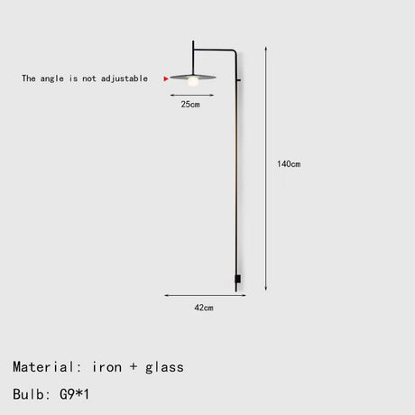 Nordic Long Pole Wall LED Lamps - Hans Lumiere