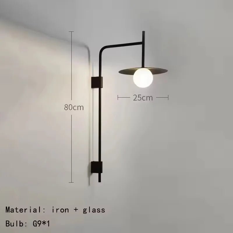 Nordic Long Pole Wall LED Lamps - Hans Lumiere