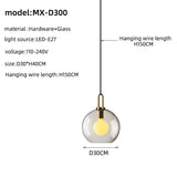 Nordic Luxury Glass Staircase Chandelier for Villas and Duplex Homes - Hans Lumiere