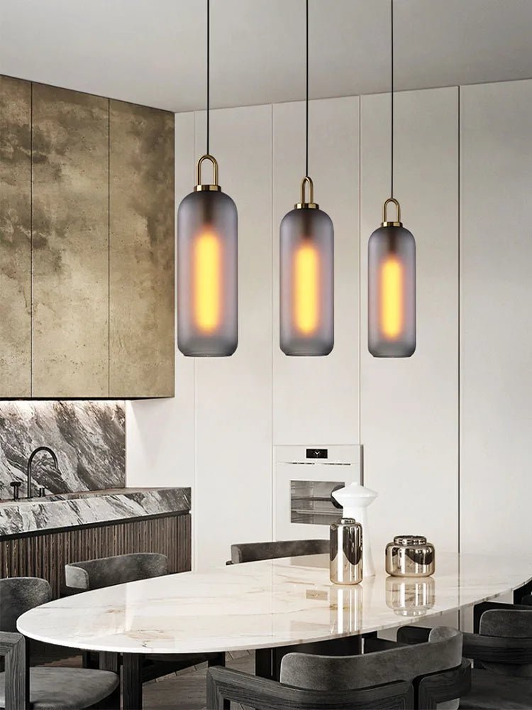 Nordic Luxury Glass Staircase Chandelier for Villas and Duplex Homes - Hans Lumiere