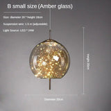 Nordic Luxury Long Line Net Red Bedside Chandelier - Hans Lumiere