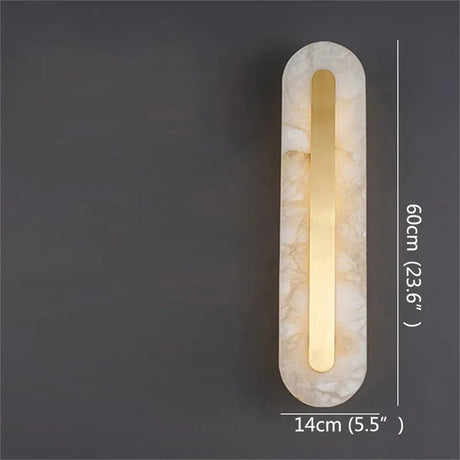 Nordic Marble Wall Lamp Postmodern Luxurious Brass Fixtures - Hans Lumiere