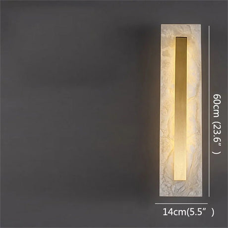 Nordic Marble Wall Lamp Postmodern Luxurious Brass Fixtures - Hans Lumiere