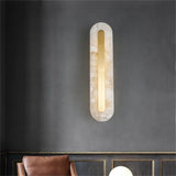 Nordic Marble Wall Lamp Postmodern Luxurious Brass Fixtures - Hans Lumiere