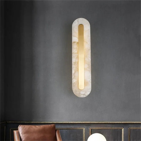 Nordic Marble Wall Lamp Postmodern Luxurious Brass Fixtures - Hans Lumiere
