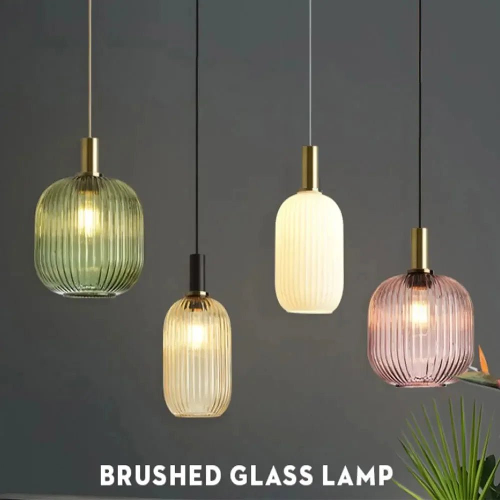 Nordic Minimalist Glass Pendant Light for Dining Room, Kitchen & Bedside - Hans Lumiere