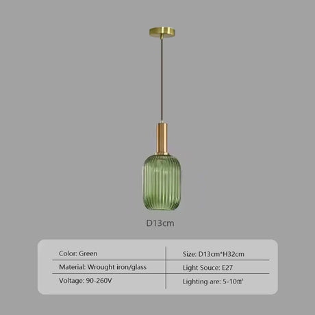 Nordic Minimalist Glass Pendant Light for Dining Room, Kitchen & Bedside - Hans Lumiere