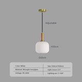 Nordic Minimalist Glass Pendant Light for Dining Room, Kitchen & Bedside - Hans Lumiere