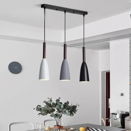 Nordic Minimalist Iron Decoration 3 Heads Chandeliers - Hans Lumiere