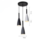 Nordic Minimalist Iron Decoration 3 Heads Chandeliers - Hans Lumiere