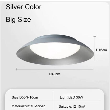 Nordic Minimalist LED Ceiling Lamp - Hans Lumiere