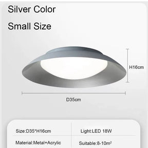 Nordic Minimalist LED Ceiling Lamp - Hans Lumiere