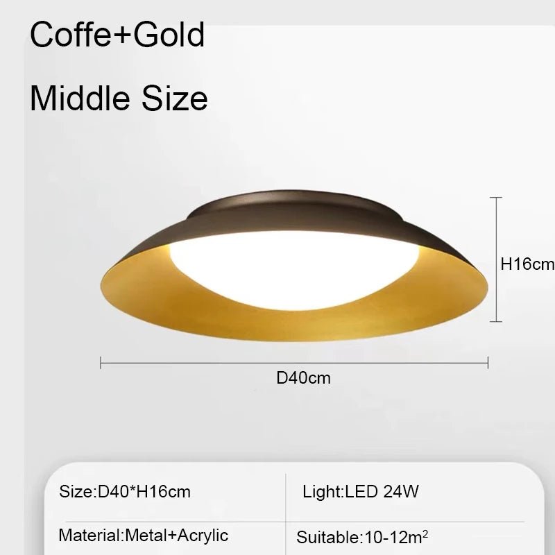 Nordic Minimalist LED Ceiling Lamp - Hans Lumiere