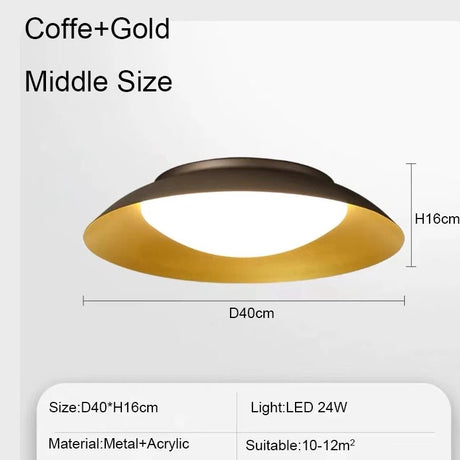 Nordic Minimalist LED Ceiling Lamp - Hans Lumiere