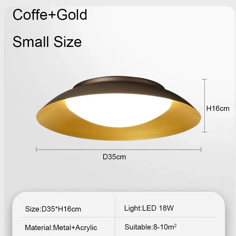 Nordic Minimalist LED Ceiling Lamp - Hans Lumiere
