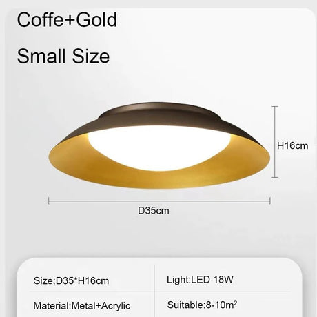 Nordic Minimalist LED Ceiling Lamp - Hans Lumiere
